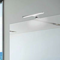 Lampada LED per bagno Kyra 600 mm colore cromato