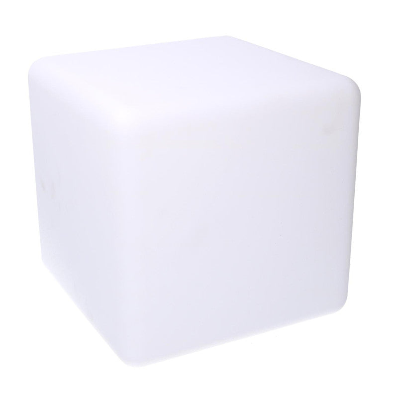 Lampada led plastica ricaricabile multicolor quadro cm 30x30h30