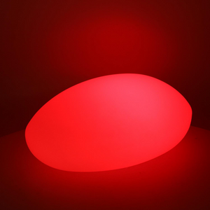 Lampada led plastica ricaricabile sassomulticolor cm 51x37h20