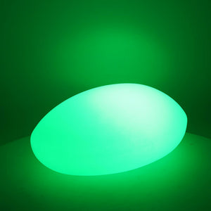 Lampada led plastica ricaricabile sassomulticolor cm51x37h20