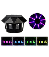 Lampada Led Rgb Per Esterno 2,5 Watt Applique A Parete Luce Colorata Ip55 Es31         