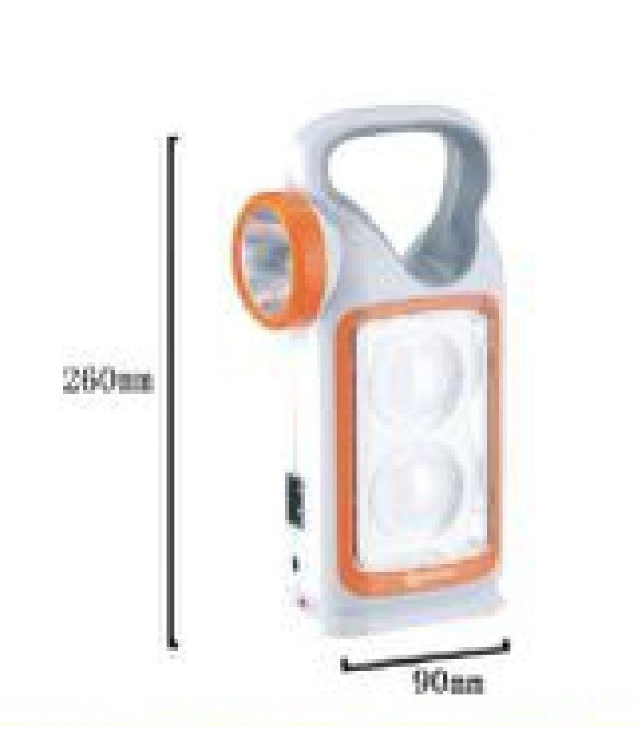 Lampada Luce Emergenza Batterie Ricaricabile 1w Torcia Led Carica Solare Tx-8414         