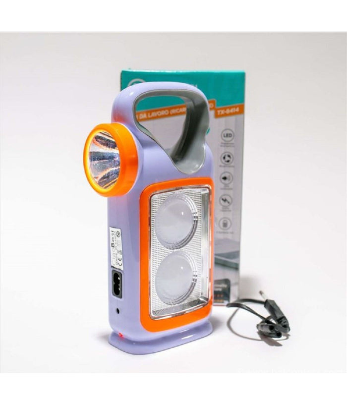 Lampada Luce Emergenza Batterie Ricaricabile 1w Torcia Led Carica Solare Tx-8414         