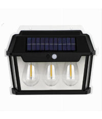 Lampada Luce Faretto Solare Faro Esterno Sensore Movimento Luce Calda 38 Watt         