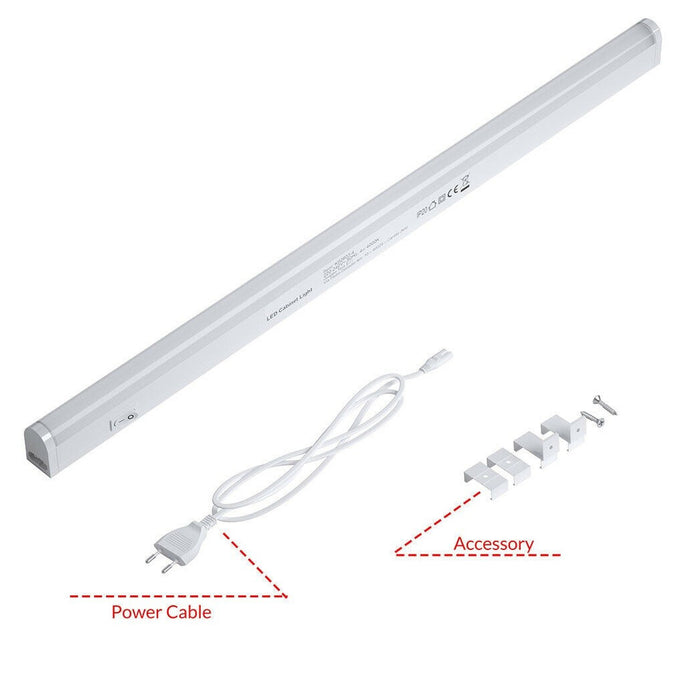 Trade Shop - Lampada Luce Sottopensile 50cm Mobili Cucina Armadio Barra Led 750lm Bianco -