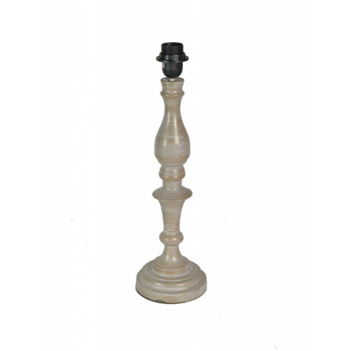 Lampada metallo tortora cm 30h58