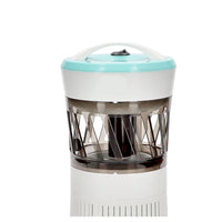 Trade Shop - Lampada Mosca Killer In Abs Elettrica Lampada Fluorescente Uv 1w 13.5x13.5x28.5cm 6071023 -