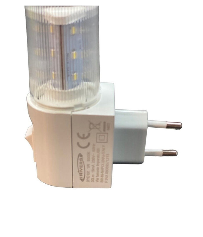 Lampada Notturna Led Lampadina Luce Da Notte 1 W Luce Bianca Fredda 6500k Xyd101         