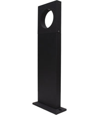 Lampada Palo Da Giardino A Led Cerchio 50 Cm 12 W Nero Luce 6500k 4000k 3000k Es60  -bianco Freddo      -