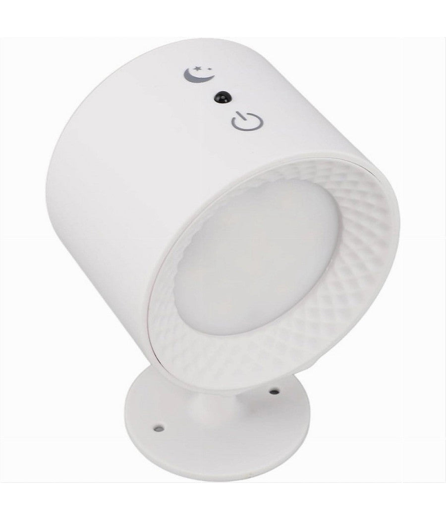 Lampada Parete Led Luce Fronte Retro Ricarica Usb 3 Colori Luce Orientabile Bd01-3c         