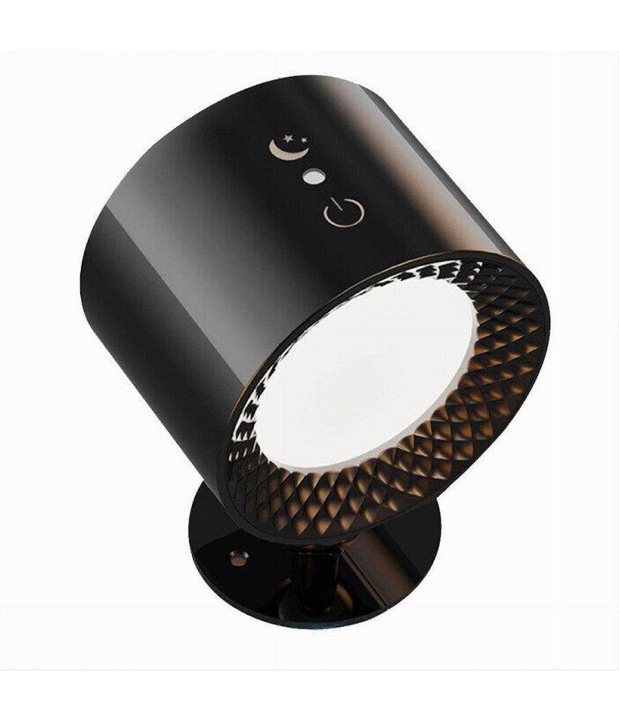 Lampada Parete Led Luce Fronte Retro Ricarica Usb 3 Colori Luce Orientabile Bd01-3c         