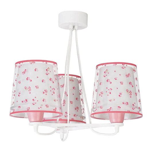 LÚZETE - LAMPADA PER BAMBINI 3 LUCI DREAM FLOWERS E27 ROSA