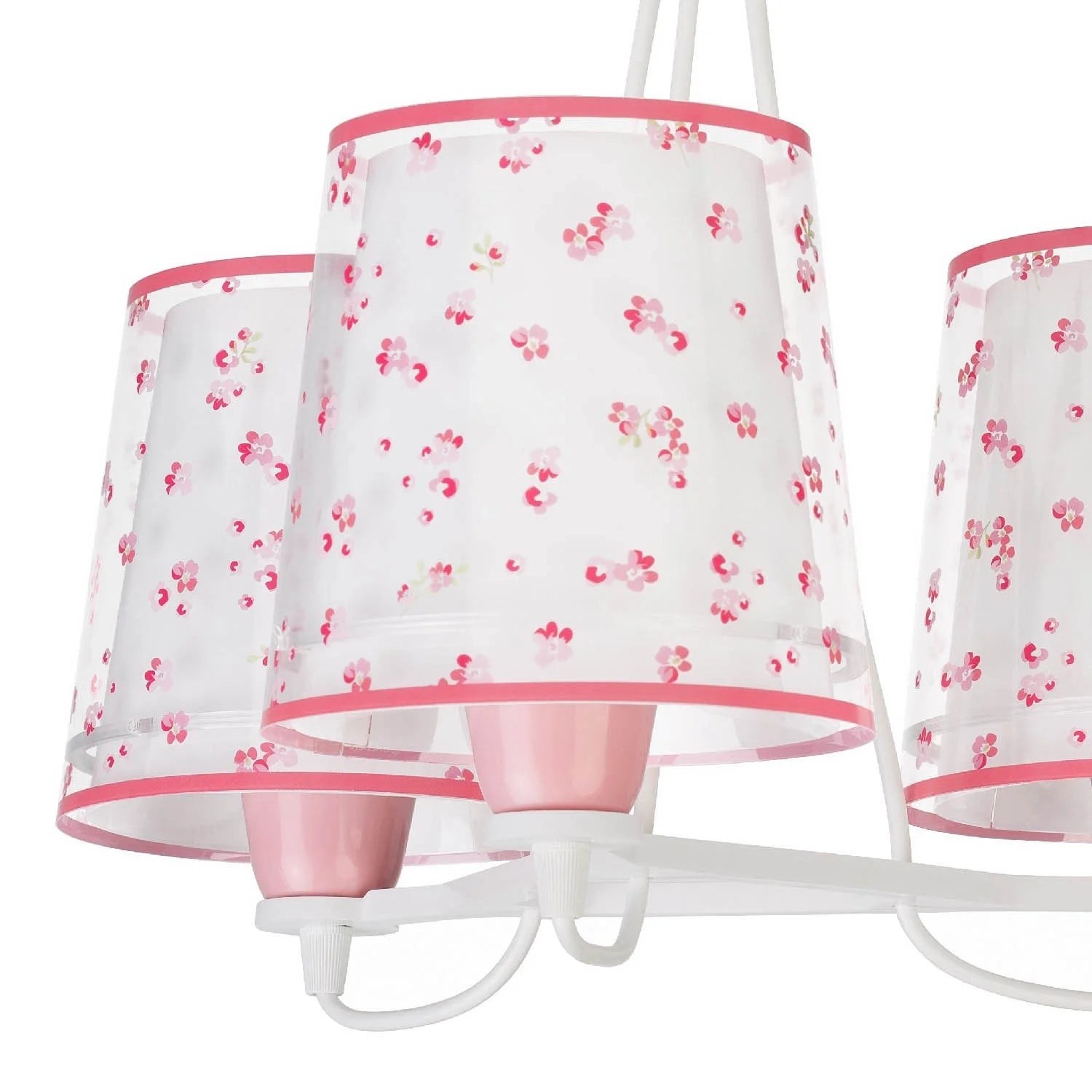 LÚZETE - LAMPADA PER BAMBINI 3 LUCI DREAM FLOWERS E27 ROSA