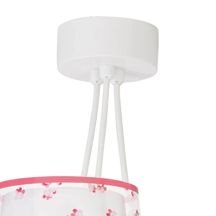 LÚZETE - LAMPADA PER BAMBINI 3 LUCI DREAM FLOWERS E27 ROSA