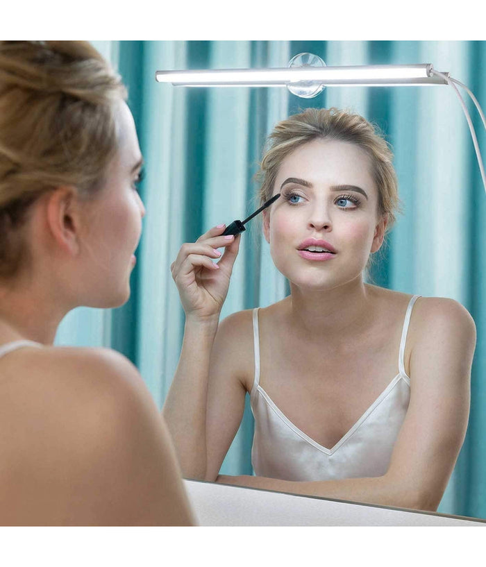 Lampada Per Specchio Luce Led Per Trucco Applicabile Con Ventose Cavo Usb Makeup         