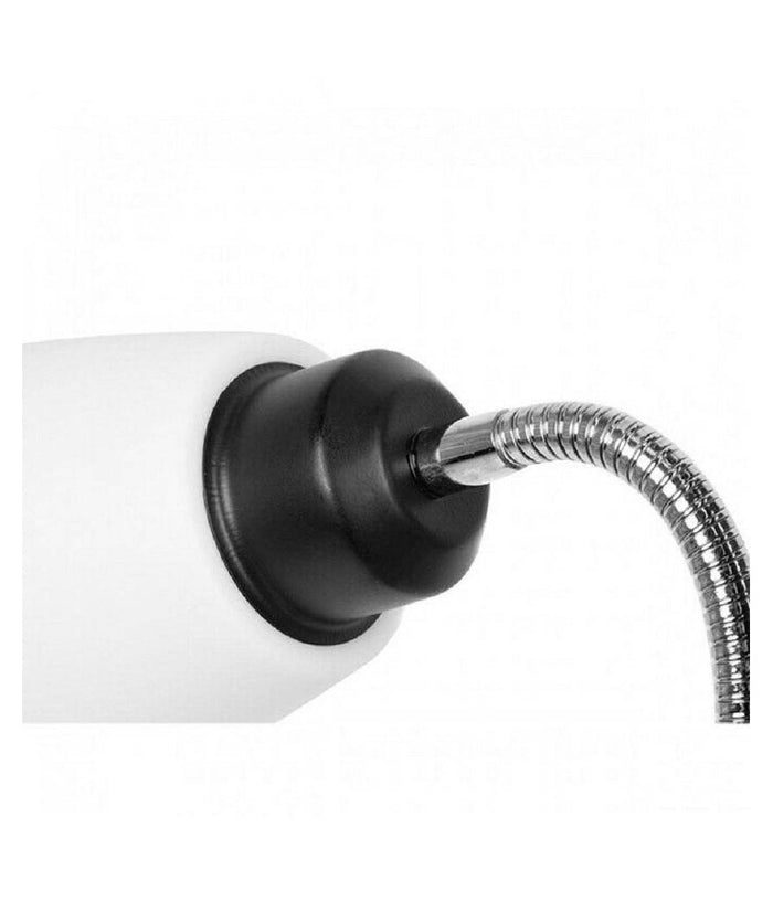 Lampada Piantana Da Terra 180cm 2 Bracci Paralume Luce Orientabile Casa Ufficio  Nero       