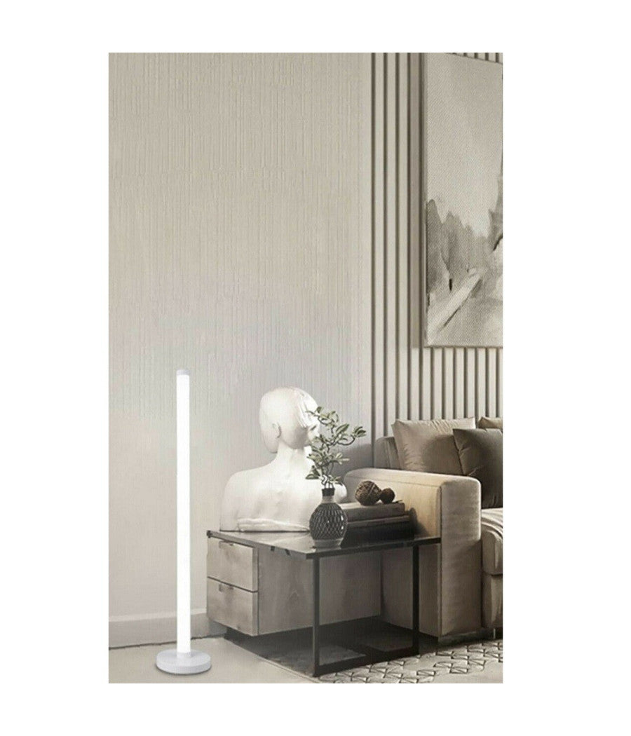 Trade Shop - Lampada Piantana Da Terra A Led 20w Design Moderno Illuminazione Verticale Luce -