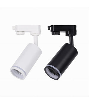 Lampada Portafaretto Cilindrico Per Binario Monofase Orientabile Attacco Gu10 194c         