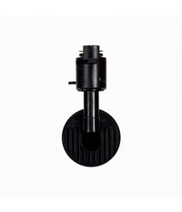 Lampada Portafaretto Cilindrico Per Binario Monofase Orientabile Attacco Gu10 194c  Nero       
