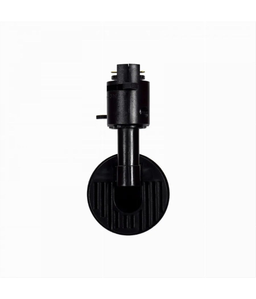 Lampada Portafaretto Cilindrico Per Binario Monofase Orientabile Attacco Gu10 194c  Nero       