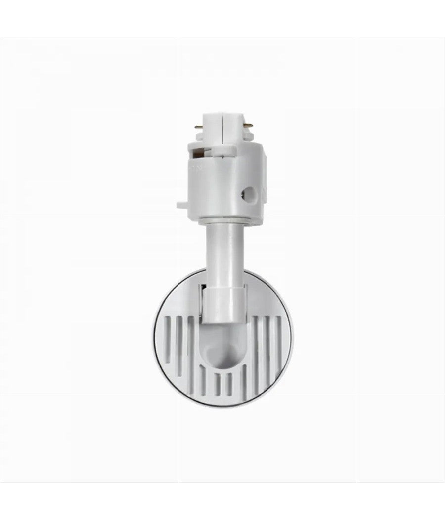 Lampada Portafaretto Cilindrico Per Binario Monofase Orientabile Attacco Gu10 194c  Bianco       