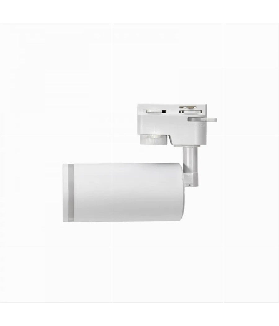 Lampada Portafaretto Cilindrico Per Binario Monofase Orientabile Attacco Gu10 194c  Bianco       