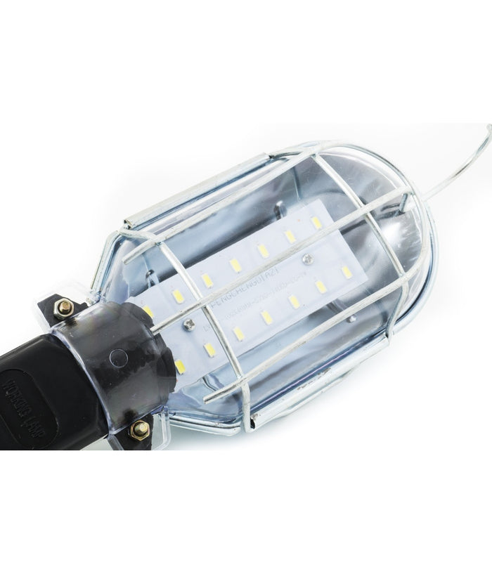 Lampada Portatile 12 Led Da Lavoro 5 Mt Cavo Gancio Lavoto Meccanico Elettrauto         