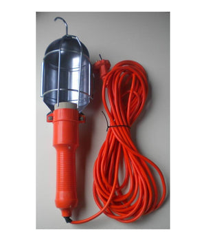 Lampada Portatile Con 10 Mt Di Cavo Gancio Lavoro Viaggio Auto Camper Roulotte         