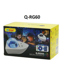 Lampada Proiettore Stella Led Con Telecomando Rgb Q-rg60 Altoparlante Wireless         