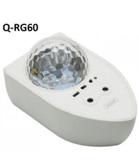 Lampada Proiettore Stella Led Con Telecomando Rgb Q-rg60 Altoparlante Wireless         