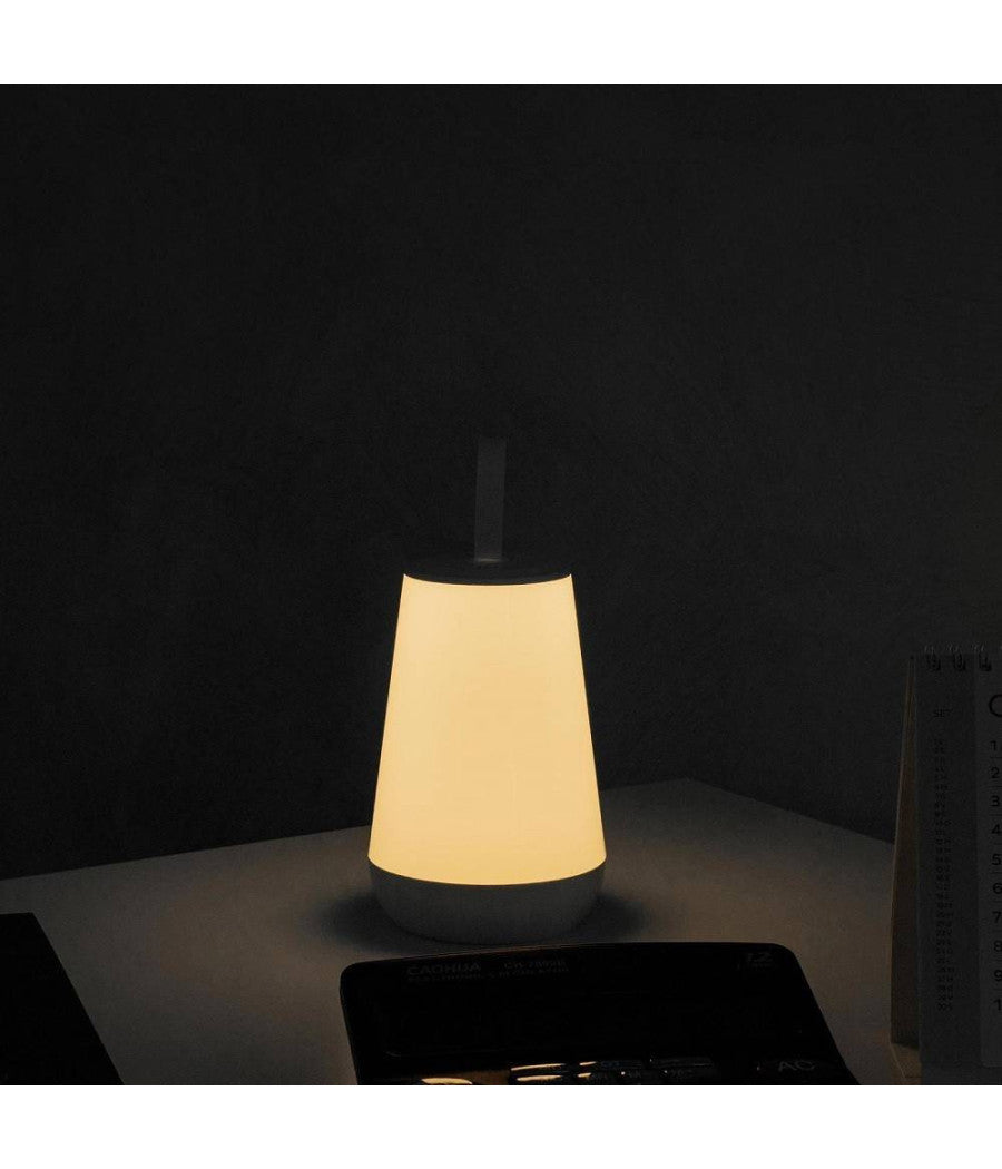 Lampada Ricaricabile Portatile Led Rgb Bambini Relax Notturna Touch Dimmerabile 3w         