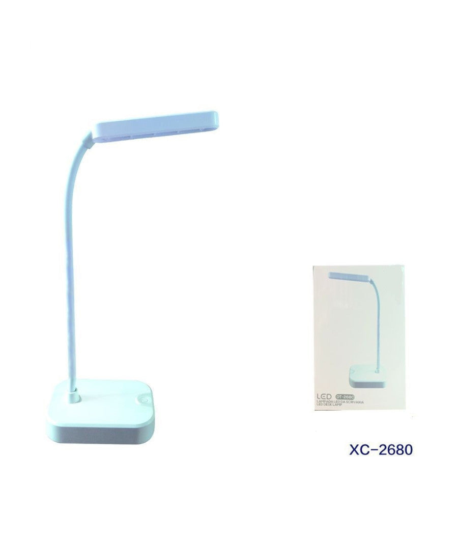 Trade Shop - Lampada Scrivania Tavolo A Led Casa Ufficio Braccio Pieghevole Snodabile Dt-2680 -