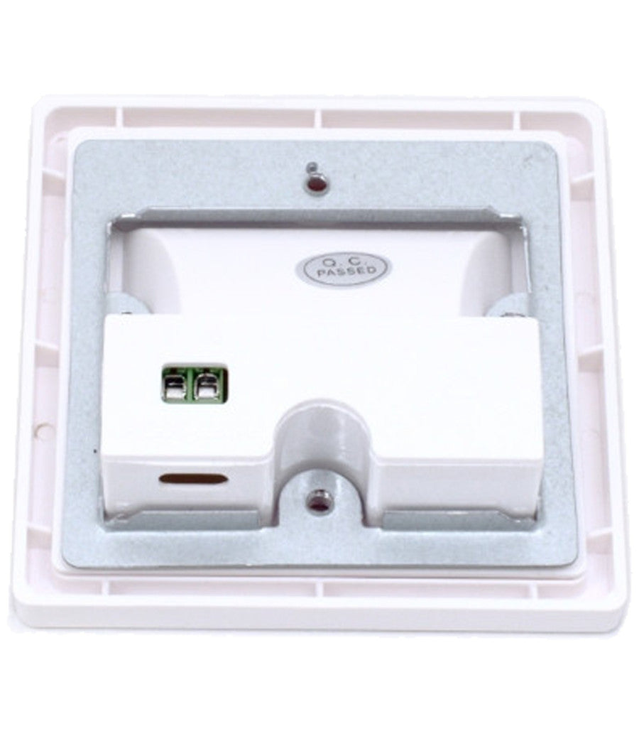 Lampada Segnapasso 1w A Led Da Parete Muro Applique Da Interno 95x95 Luce Calda         