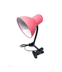 Lampada Snodabile Da Scrivania Luce Tavolo Braccio Flessibile Orientabile Pinza  Rosa       