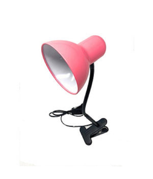 Lampada Snodabile Da Scrivania Luce Tavolo Braccio Flessibile Orientabile Pinza  Rosa       
