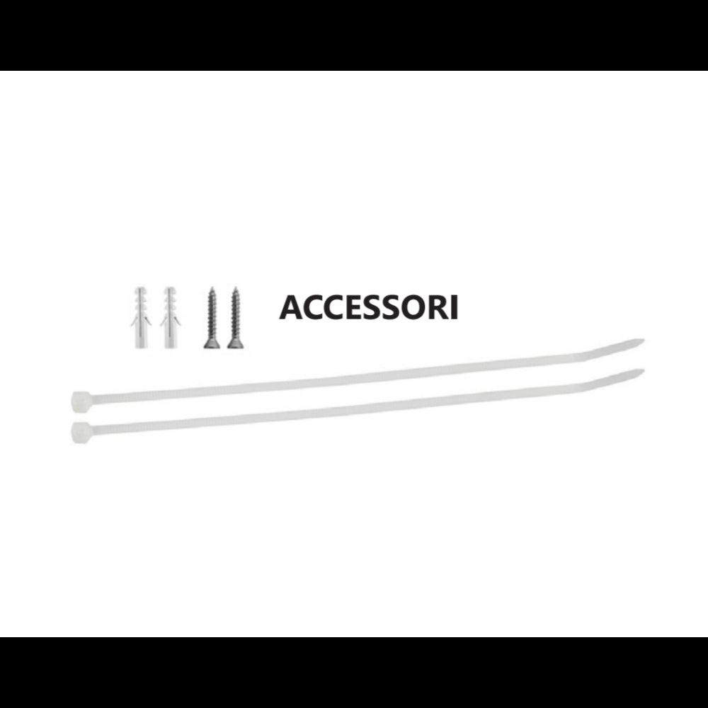 Lampada LED solare da parete bidirezionale 700lm IP65 con sensore crepuscolare - 4000K Alcapower