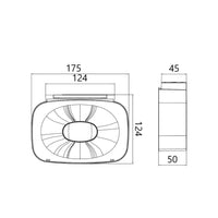 Lampada LED solare da parete bidirezionale 700lm IP65 con sensore crepuscolare - 4000K Alcapower