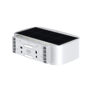 Lampada LED solare da parete bidirezionale 700lm IP65 con sensore crepuscolare - 4000K Alcapower