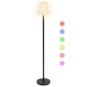 IDMarket - Lampada solare da terra per esterni con LED, altezza 150 cm