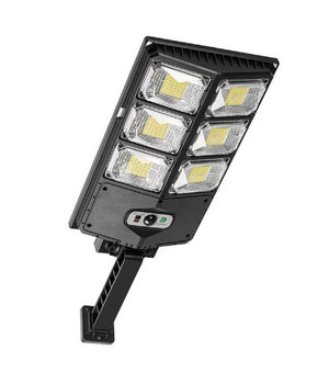 Trade Shop - Lampada Solare Led Impermeabile Giardino Cortile Sensore Movimento Telecomando -