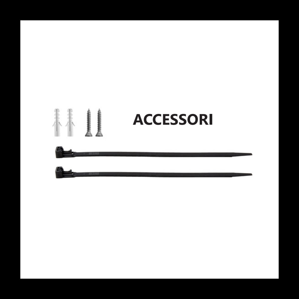 Lampada LED solare da parete 1000lm IP65 con sensore di presenza e crepuscolare - 4000K - Accensione automatica al passaggio