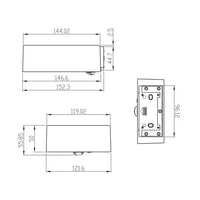 Lampada LED solare da parete 1000lm IP65 con sensore di presenza e crepuscolare - 4000K - Accensione automatica al passaggio