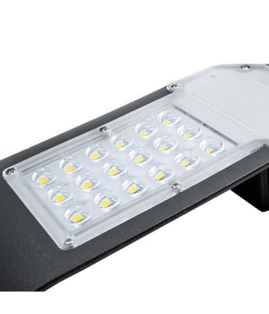 Lampada Stradale Led Lampione 100w Ip65 Nero Staffa Luce Fredda 6500k F100w-nf8         
