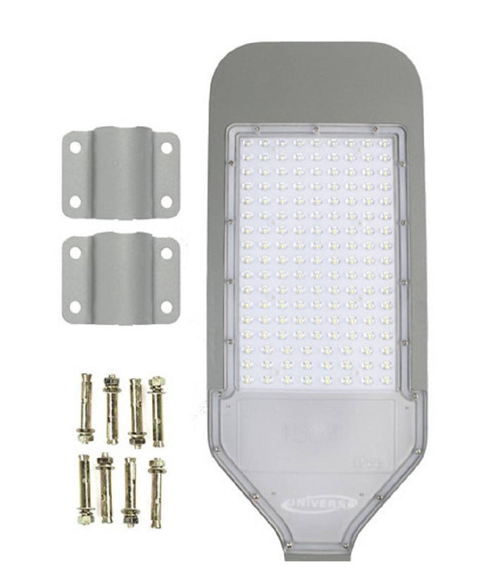 Lampada Stradale Led Lampione 150w Faro Luce Fredda 6500k Ip65 Staffa F150w-gf8         