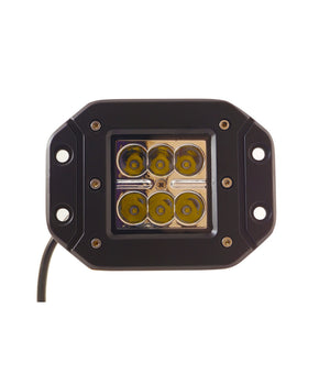 Lampada Supplementare Faro Profondita Staffa Auto Fuoristrada 12v 6 Led 18w Ip68         