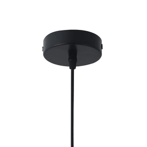 LÚZETE - LAMPADA SUSPESA DA SOFFITTO NERA/ORO KESHI