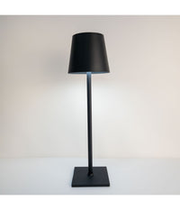 Lampada Tavolo Led Senza Fili Ricaricabile Usb Per Interno Esterno Luce Calda  Nero       