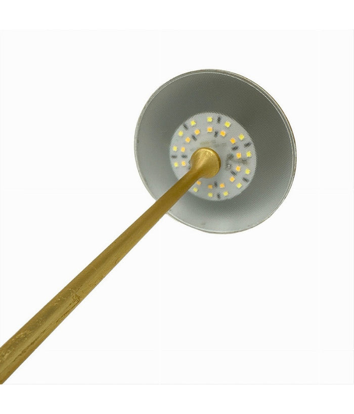 Lampada Tavolo Ricaricabile Usb 10 Watt 3 Colorazione Di Luce Vari Colori D27-3c  Oro       