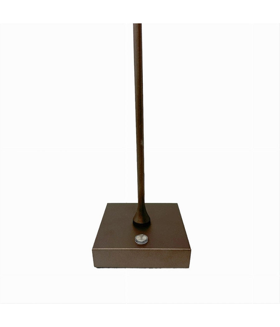 Lampada Tavolo Ricaricabile Usb 10 Watt 3 Colorazione Di Luce Vari Colori D27-3c  Marrone       