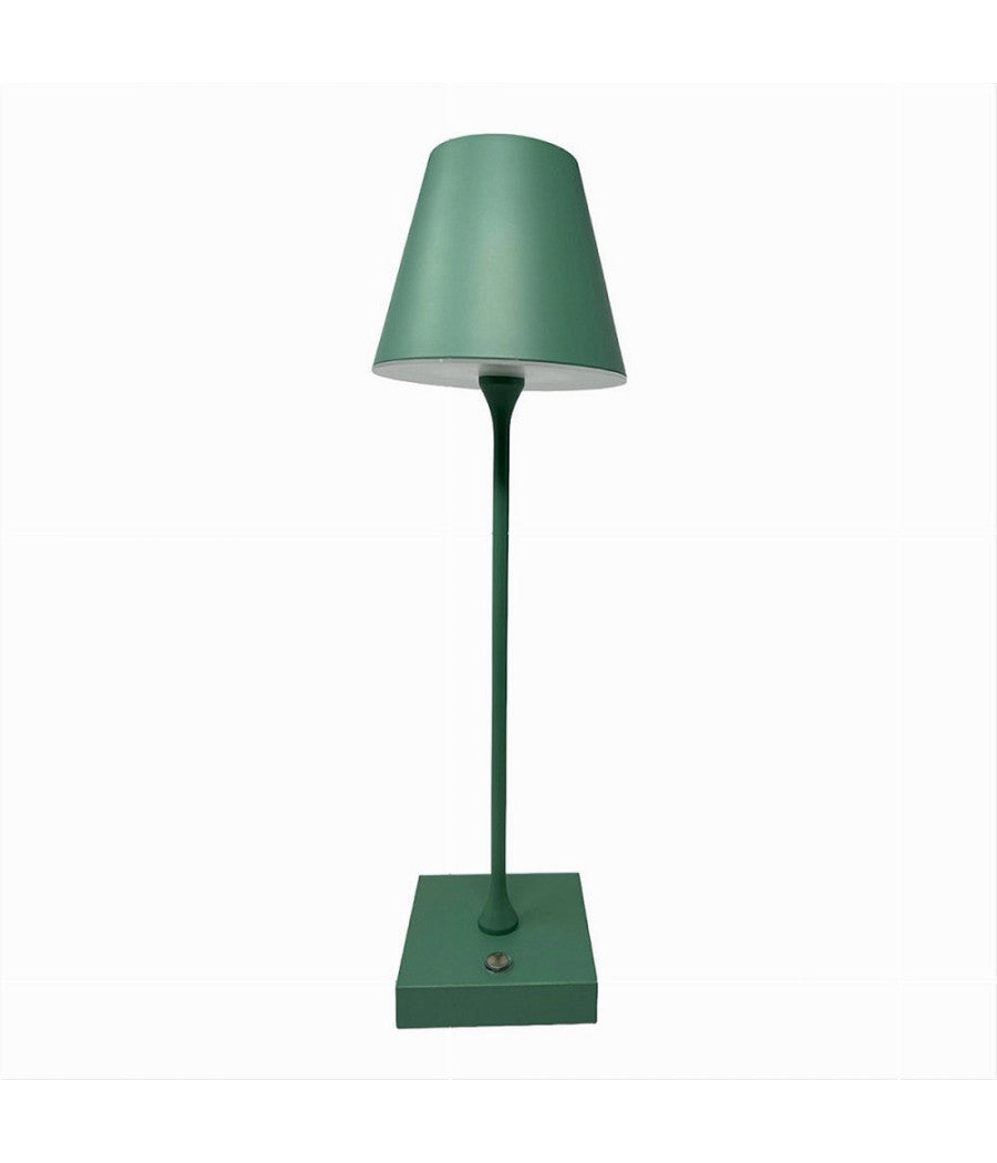 Lampada Tavolo Ricaricabile Usb 10 Watt 3 Colorazione Di Luce Vari Colori D27-3c  Verde Scuro       